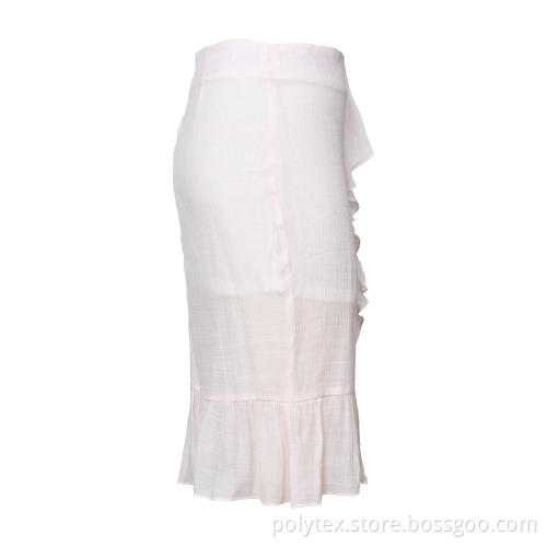 Slim Sexy Bodycon Pencil Skirt Ruffles Skirt